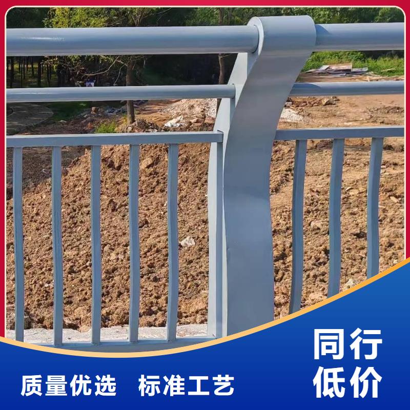 定制鑫方达椭圆管扶手河道护栏栏杆河道安全隔离栏厂家